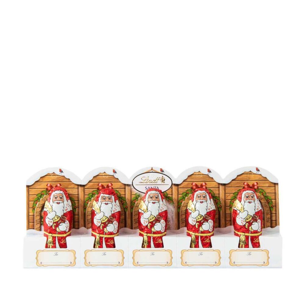 Lindt Noel Baba Figürlü Sütlü Çikolata 10 Gr 5 Adet 5