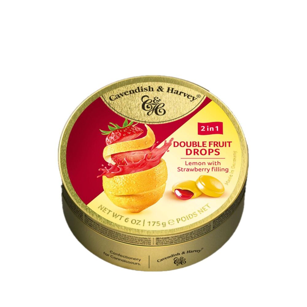 Cavendish Harvey Double Fruit Lemon Strawberry 175 Gr 5