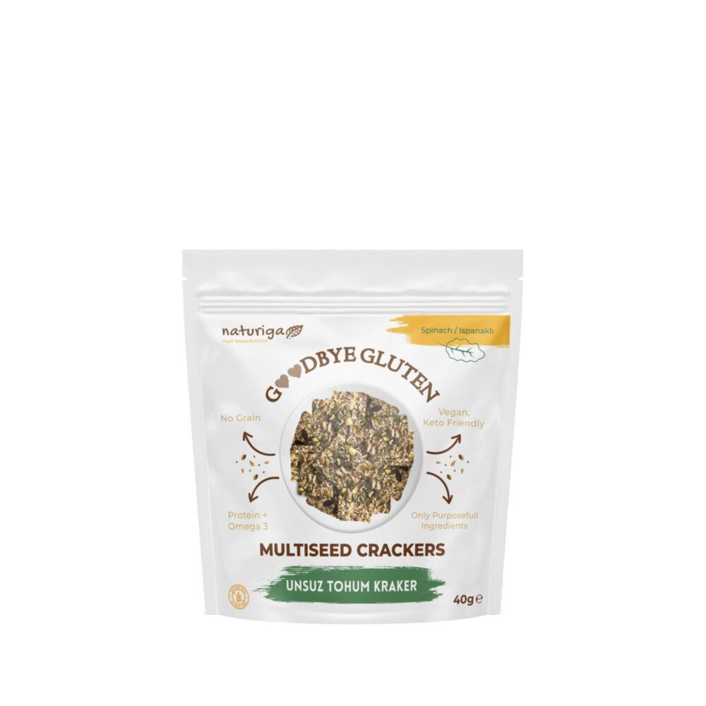 Naturiga Goodbye Gluten Ispanaklı Unsuz Tohum Kraker 40 Gr 5