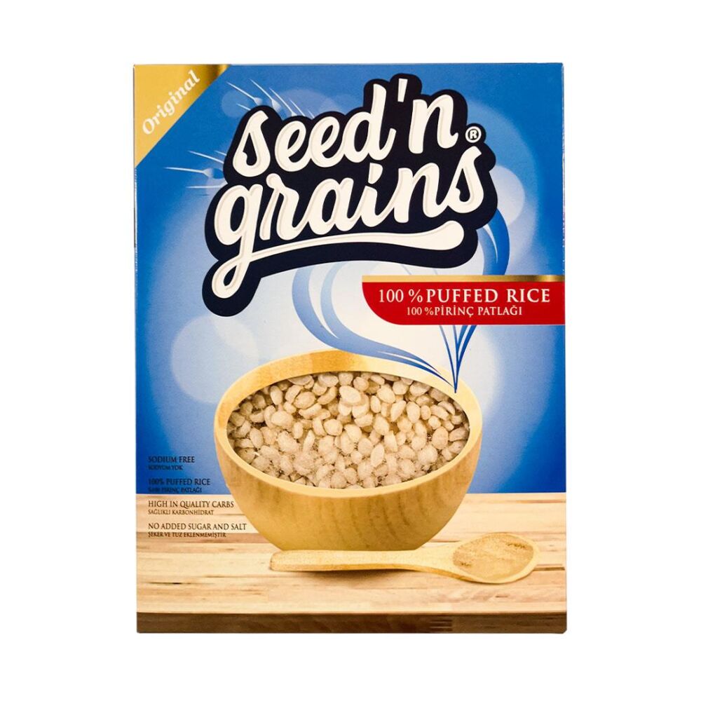 Seed'n Grains %100 Pirinç Patlağı 200 Gr