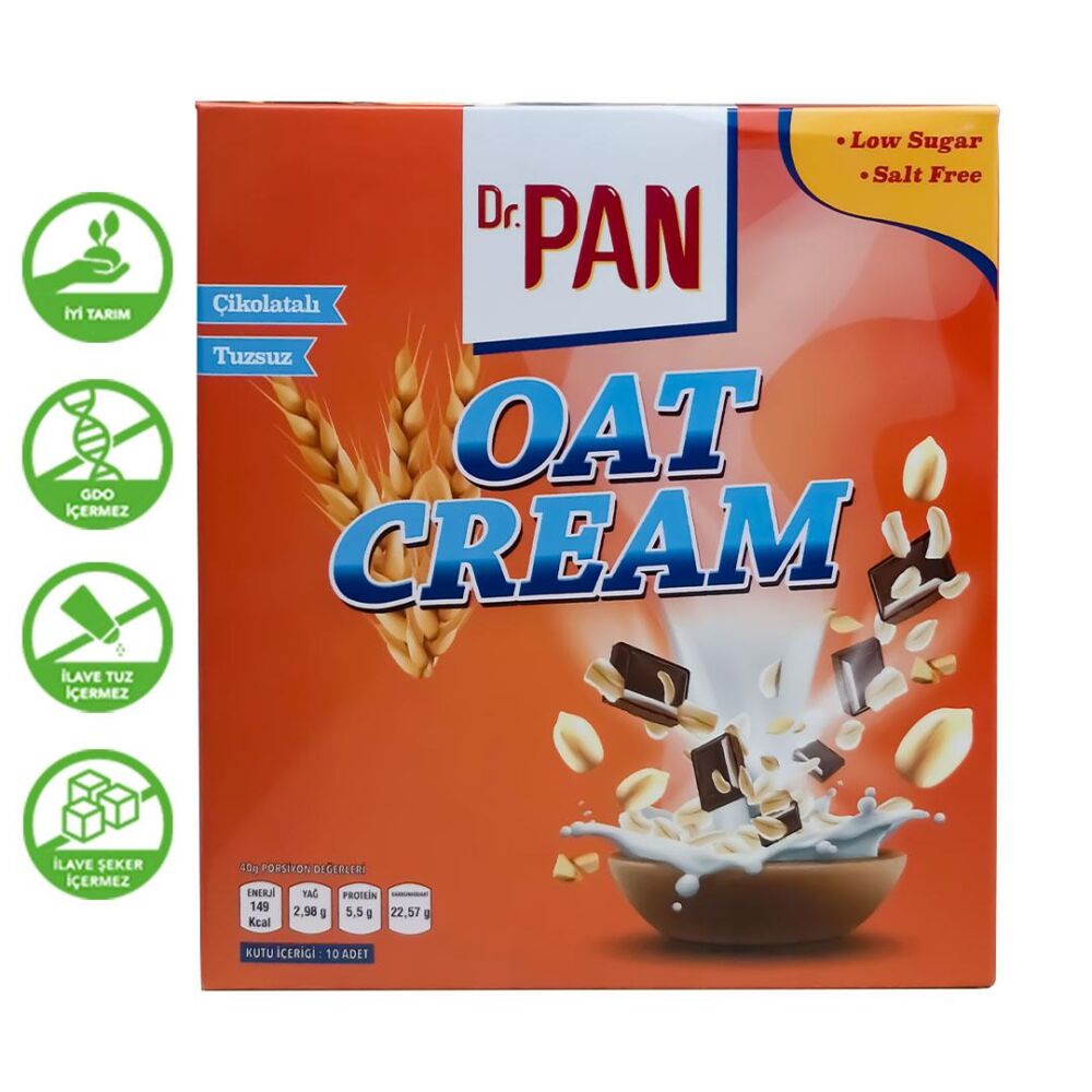 Dr. Pan Oat Cream Çikolatalı Yulaf Kreması 400 Gr 5