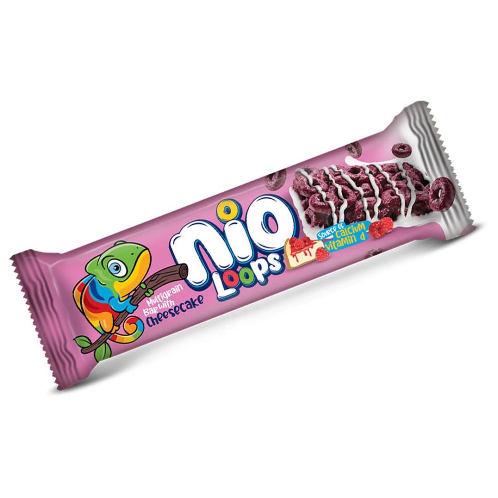 Nio Loops Sütlü Kaplamalı Cheesecake Aromalı Tahıl Bar 23 Gr 5