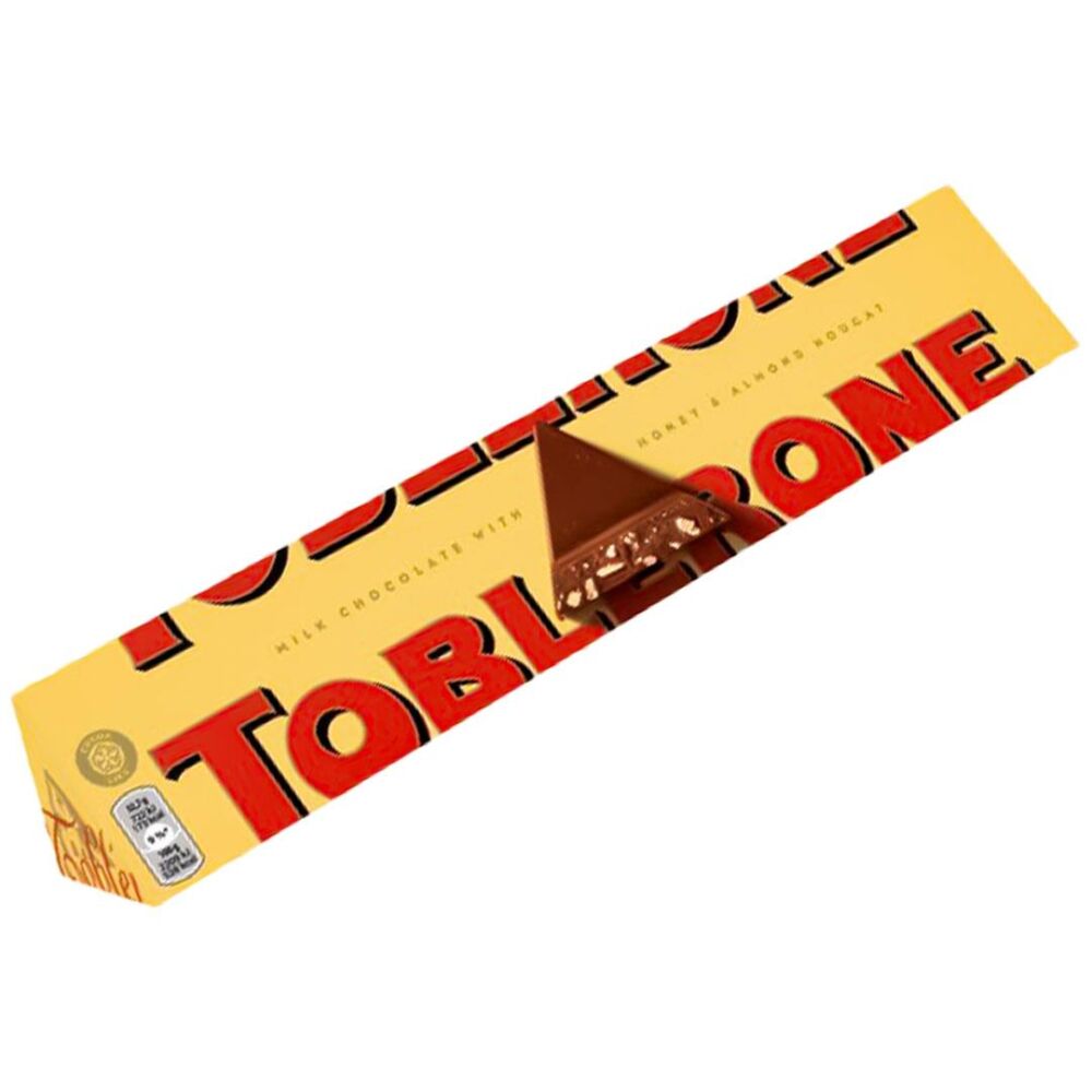 Toblerone Ballı Badem Nugatlı Sütlü İsviçre Çikolatası 360 Gr 5