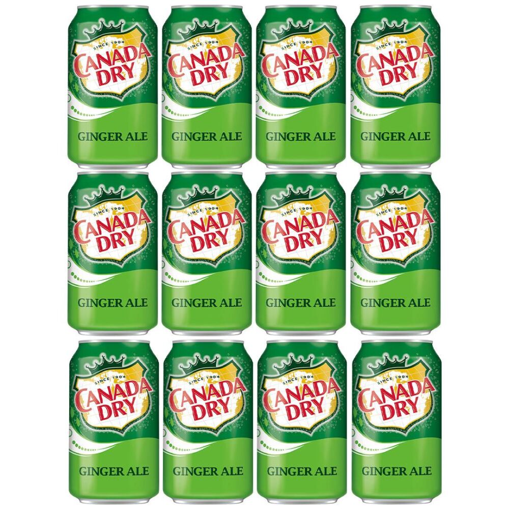 Canada Dry Ginger Ale Doğal Zencefil Aromalı Gazlı İçecek 12 x 330 Ml 5