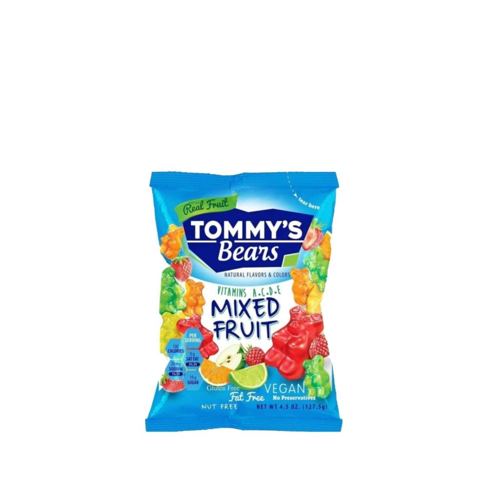 Tommy's Bears Karışık Meyveli Yumuşak Şeker 127.5 Gr