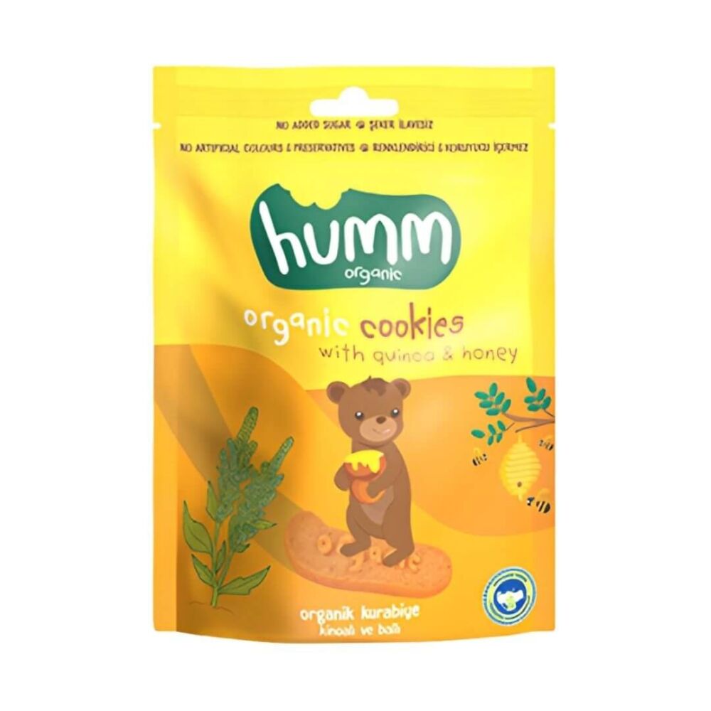 Humm Organic Organik Kinoalı Ballı Kurabiye 55 Gr 5