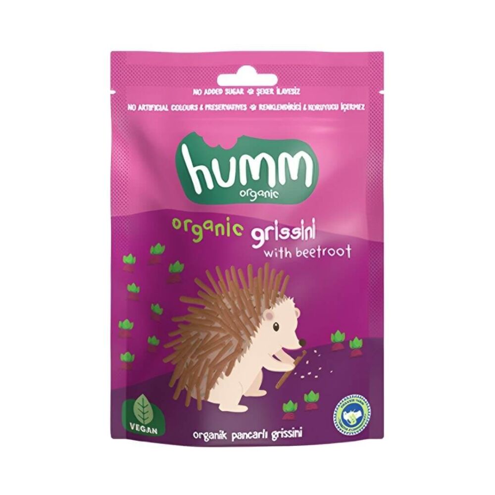 Humm Organic Organik Pancarlı Grissini 55 Gr 5