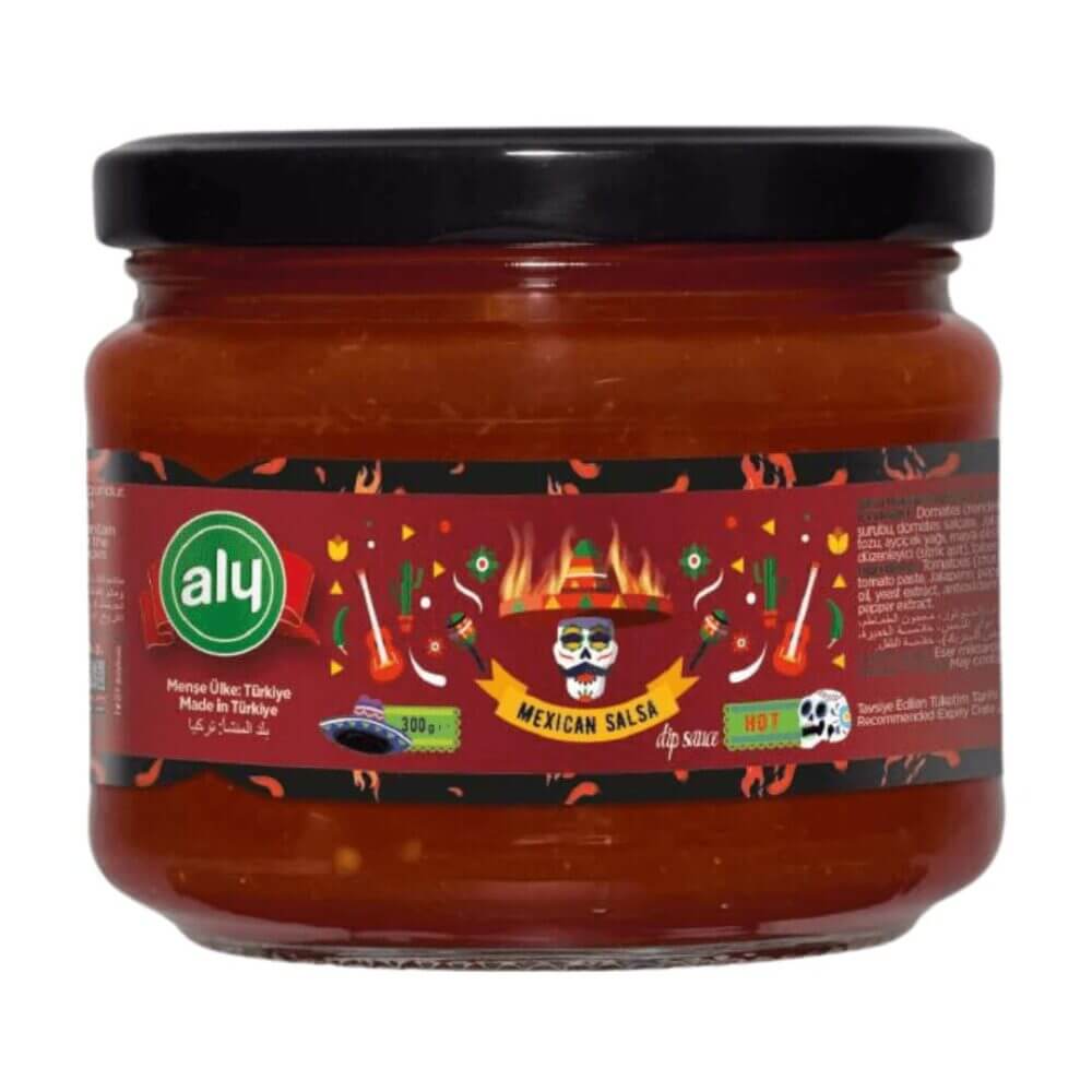 Aly Hot Meksika Salsa Dip Sos 300 Gr 5