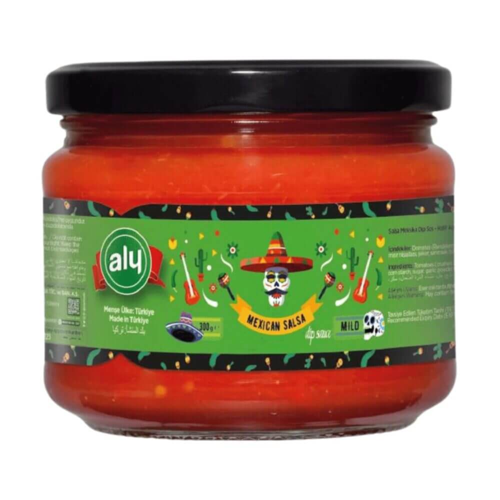 Aly Mild Meksika Salsa Dip Sos 300 Gr 5