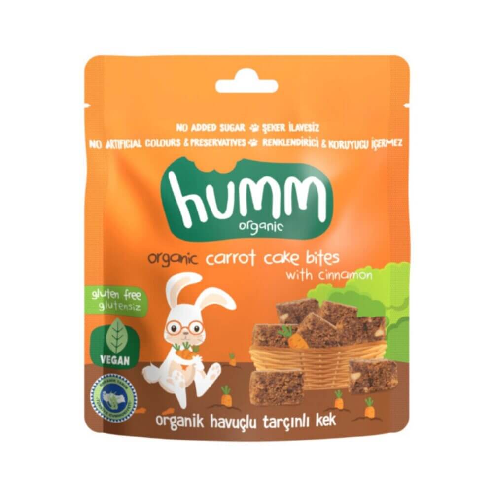 Humm Organic Havuçlu Tarçınlı Kek 30 Gr 5