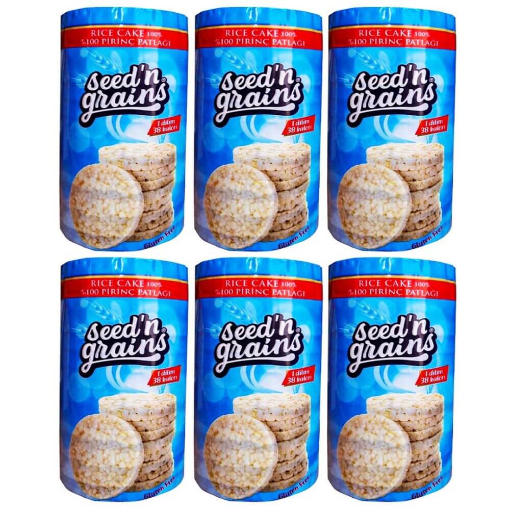 Seed'n Grains Rice Cake %100 Pirinç Patlağı 6 x 135 Gr 3