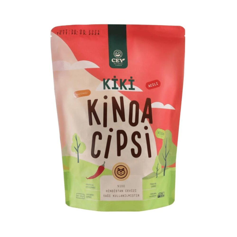 Cey Natural Kiki Kinoa Cipsi Acılı 30 Gr 5