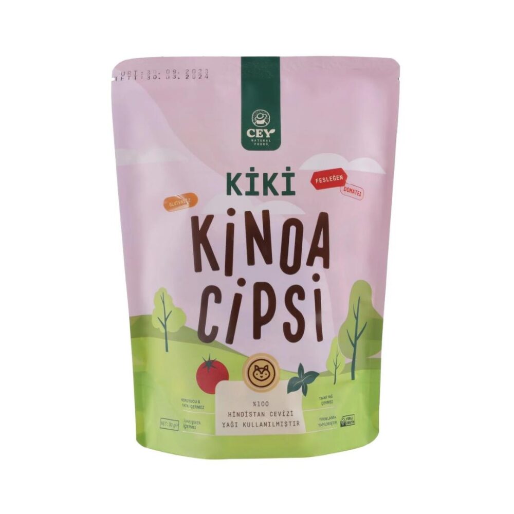 Cey Natural Kiki Kinoa Cipsi Domates Fesleğen 30 Gr 5