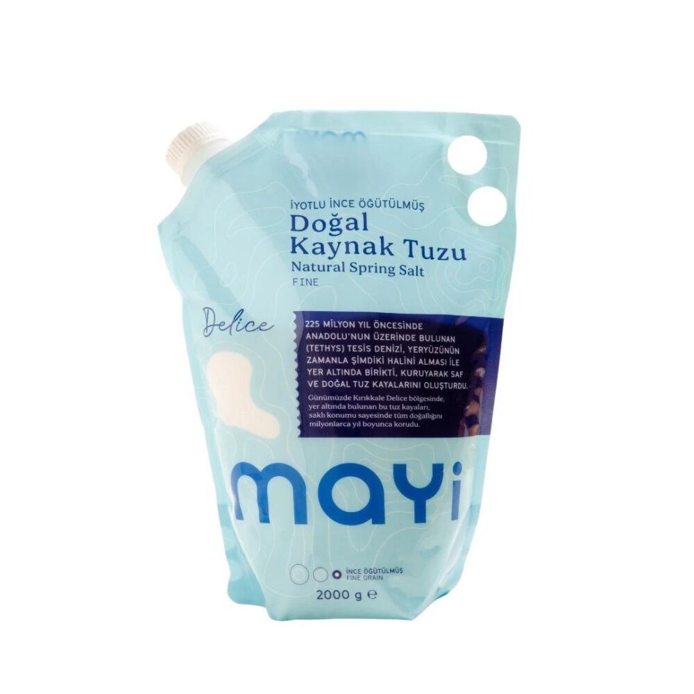 Mayi Tuz İyotlu İnce Kaynak Tuzu (Öğütülmüş Sofra Tuzu) 2 Kg 5