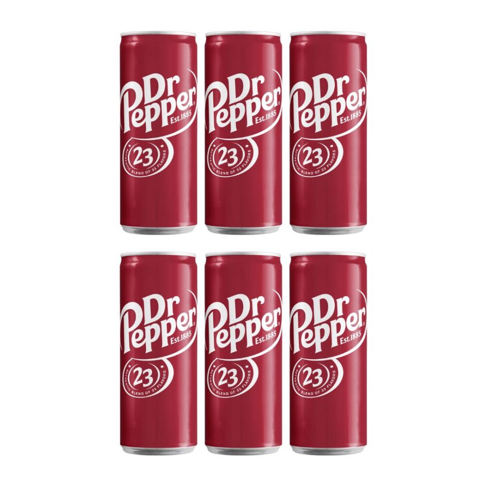 Dr Pepper Karışık Aromalı Gazlı İçecek 6 x 330 Ml 5